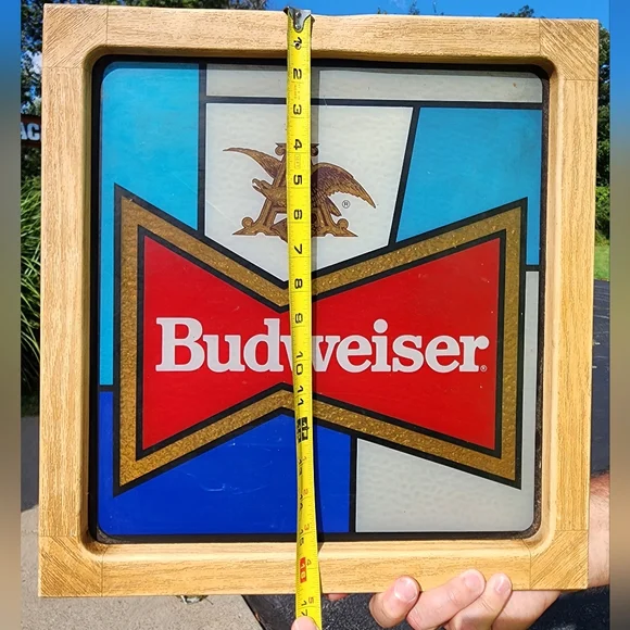 Budweiser Everbrite Electric Sign-Front Only - Picture 5 of 7